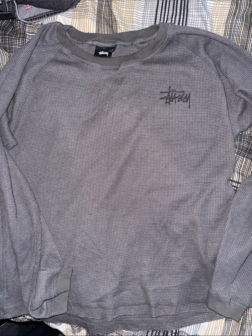 Stussy Waffle Knit Long Sleeve